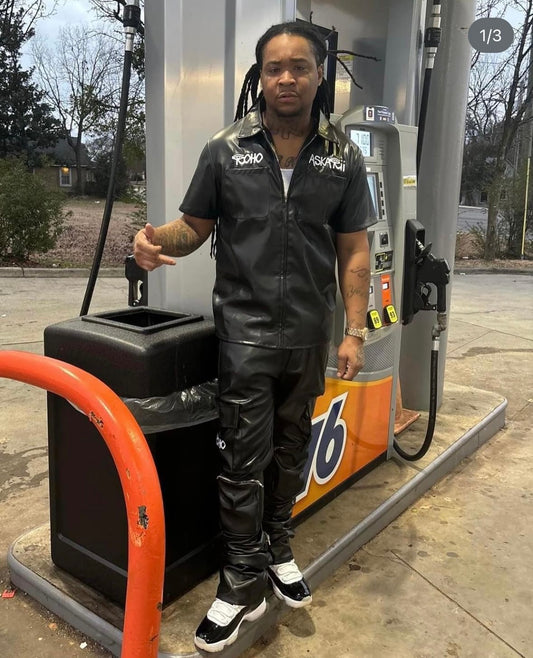 ASKARII STACKED “ANHK”LEATHER SET